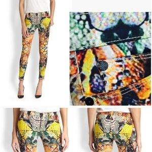 Hudson snake print jeans